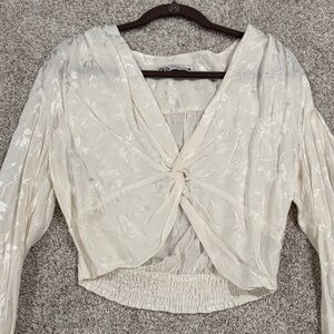 Brand New Zara Cropped Top SZ L